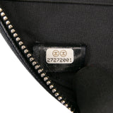 Chanel Caviar Striped CC Filigree Round Crossbody
