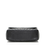 Chanel Chevron Calfskin Timeless Flap Top Handle