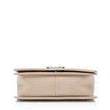 Chanel Chevron Lambskin Beaded New Medium Boy Bag