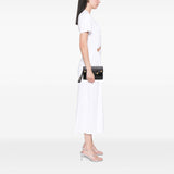 Chanel Chevron Lambskin CC Medallion Button Flap Clutch