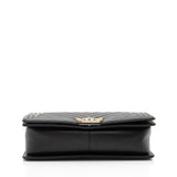 Chanel Chevron Lambskin New Medium Boy Bag (SHF-KOMM25)
