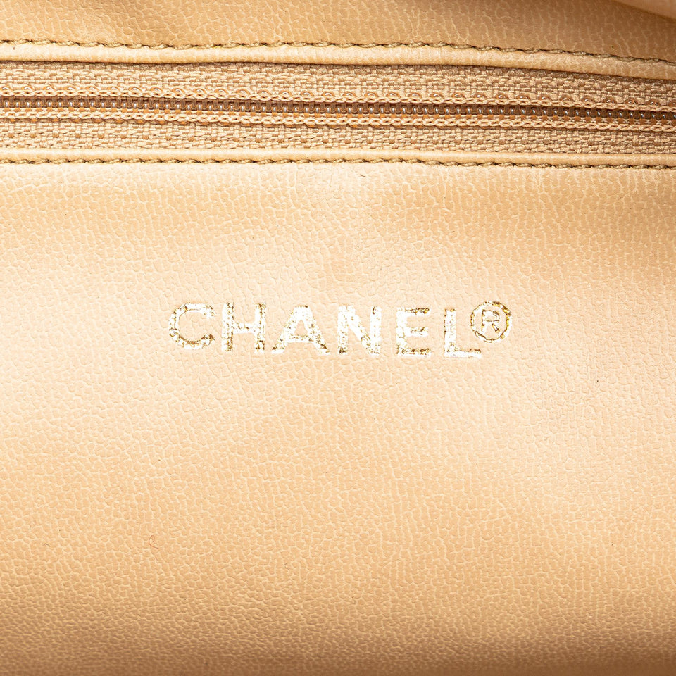 Chanel Chevron Lambskin Tote