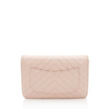 Chanel Chevron Lambskin Wallet on Chain