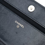 Chanel Chevron Sheepskin Mademoiselle Vintage Wallet on Chain