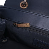 Chanel Chevron Sheepskin Stitched Chain Top Handle Flap