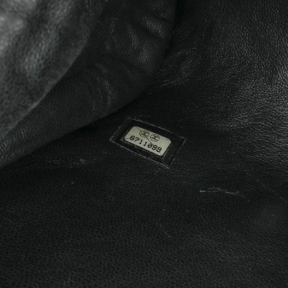 Chanel Chocolate Bar Lambskin Frame Clutch