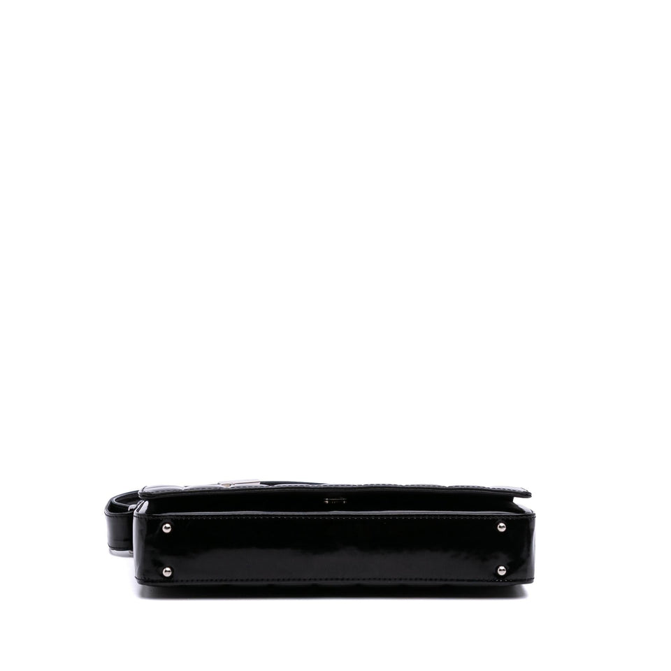 Chanel Chocolate Bar Patent Flap