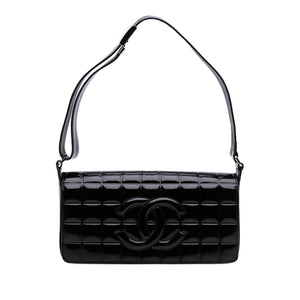 Chanel Chocolate Bar Patent Flap
