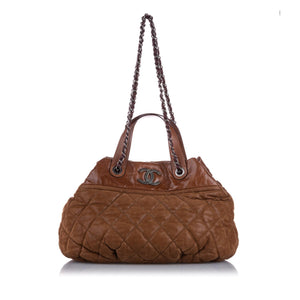 Chanel Classic In the Mix Lambskin Leather Satchel (SHG-22768)
