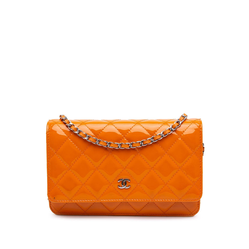 Chanel Classic Patent Wallet On Chain