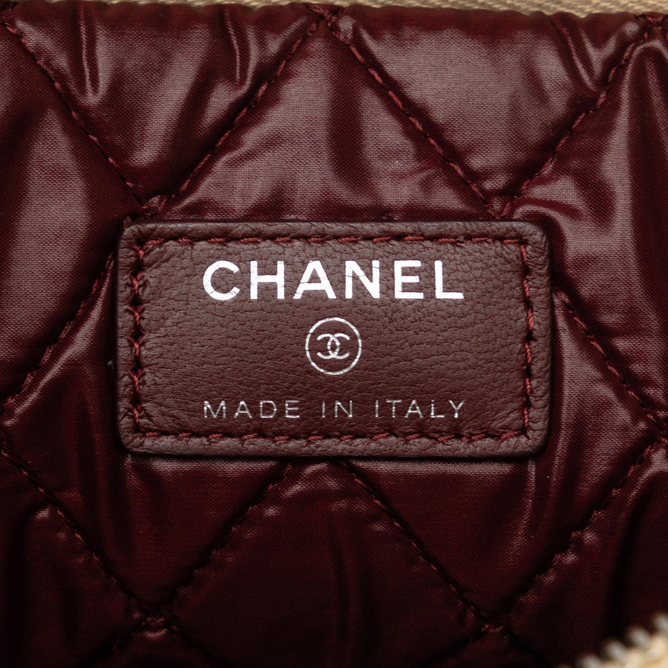 Chanel Colorblock Patchwork O Case Clutch (SHG-kDtgpS)
