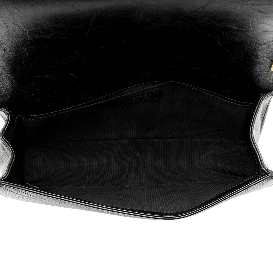 Chanel Crumpled Calfskin Old Medium Boy Bag