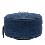 Chanel Denim 19 Round Clutch with Chain