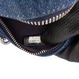 Chanel Denim 19 Round Clutch with Chain