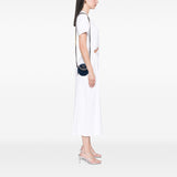 Chanel Denim 19 Round Clutch with Chain