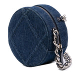 Chanel Denim 19 Round Clutch with Chain