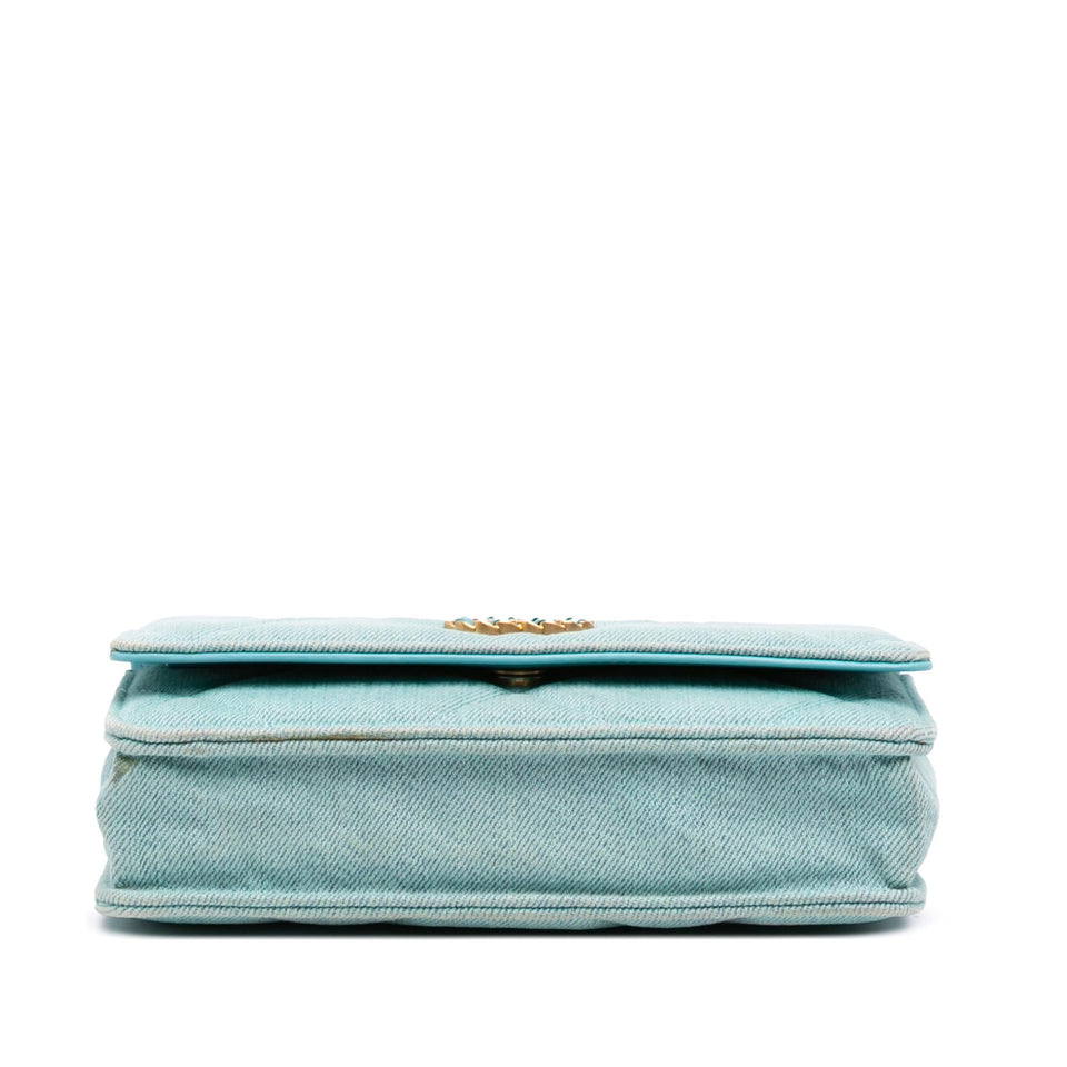 Chanel Denim 19 Wallet on Chain