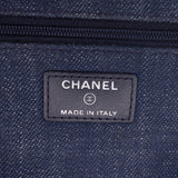 Chanel Denim and Velvet Wallet On Chain