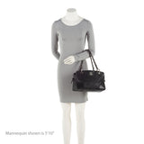 Chanel Distressed Caviar Leather Outdoor Ligne Satchel (SHF-20512)