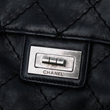 Chanel Embossed CC Quilted Aged Calfskin Reissue 2.55 Single Flap 227