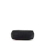 Chanel Embroidered Caviar Logo Shoulder Bag