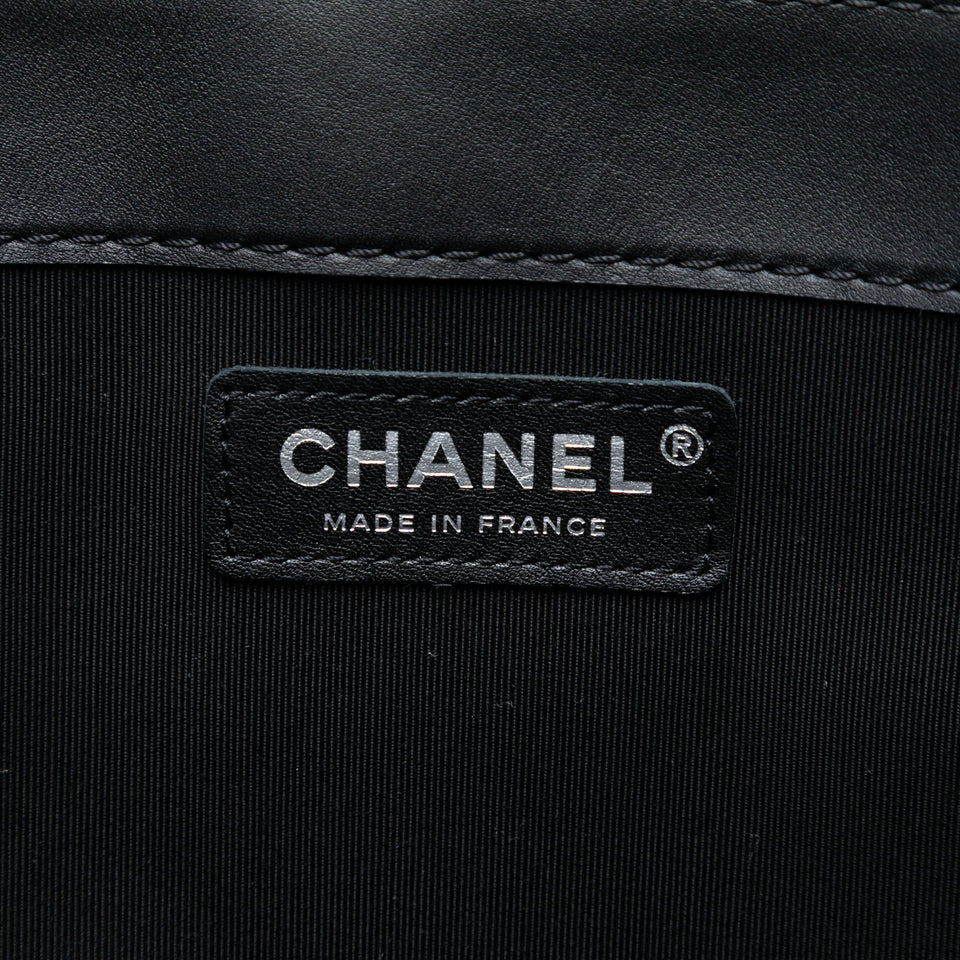 Chanel Extra Large Patent Boy Reverso Flap