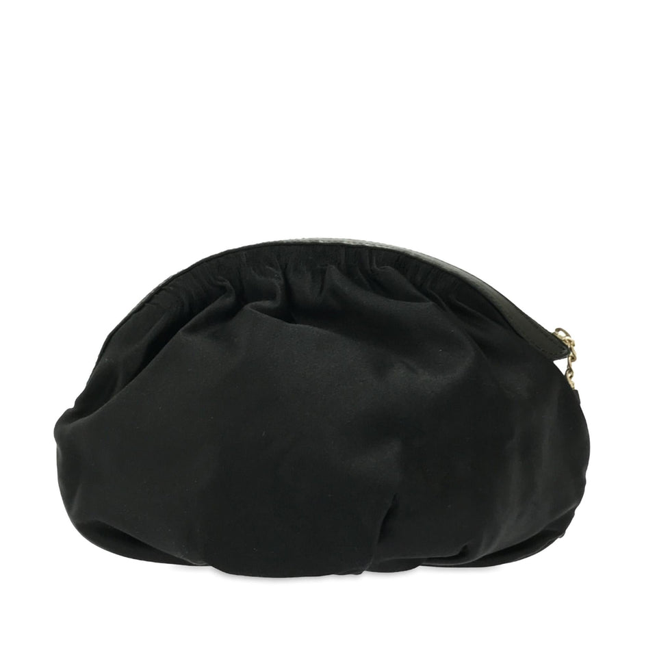 Chanel Four Leaf Clover Satin Clutch (SHG-3eDRCJ)
