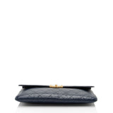 Chanel Glazed Calfskin Golden Class Turn Lock Clutch