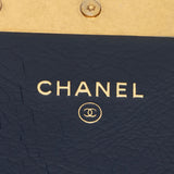 Chanel Glazed Calfskin Golden Class Turn Lock Clutch