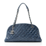 Chanel Glazed Leather Just Mademoiselle Bowler Bag