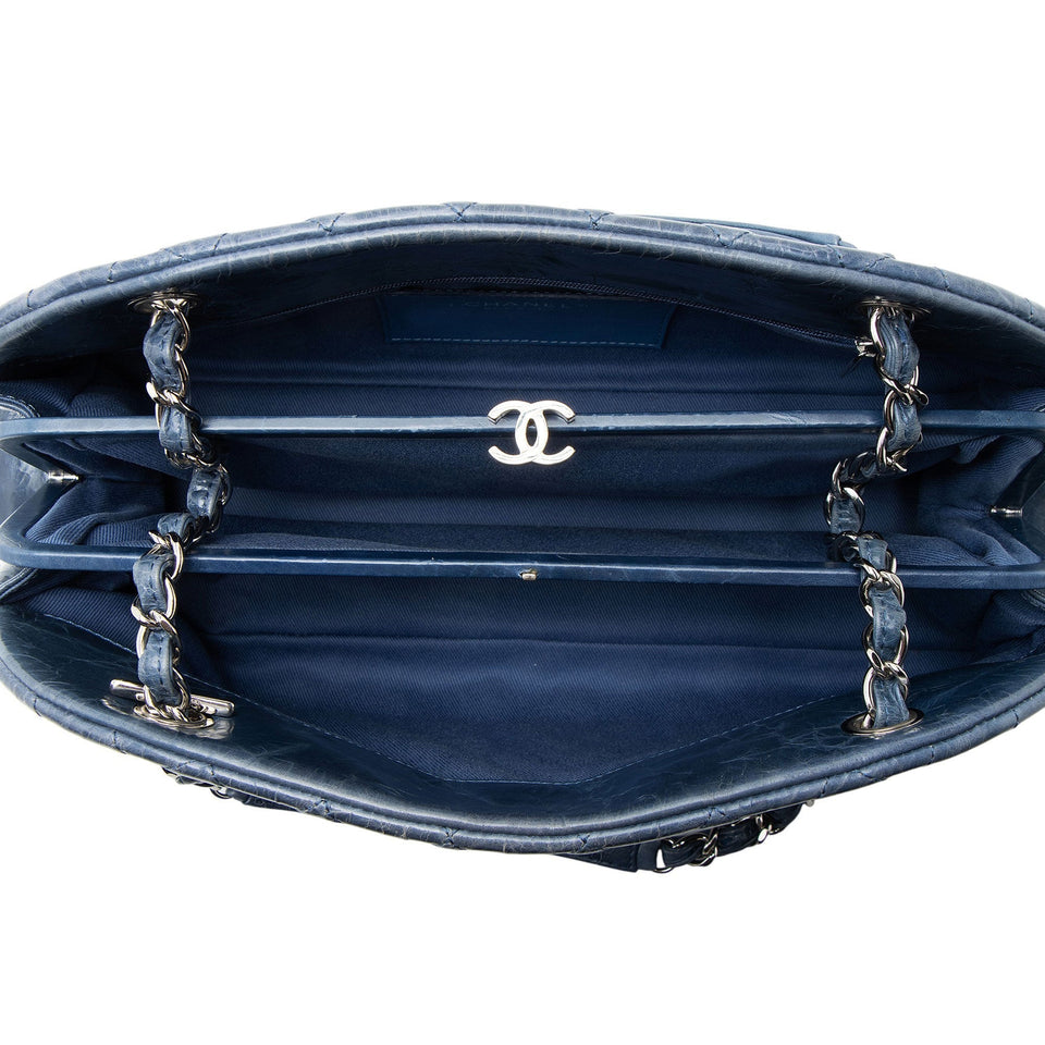 Chanel Glazed Leather Just Mademoiselle Bowler Bag