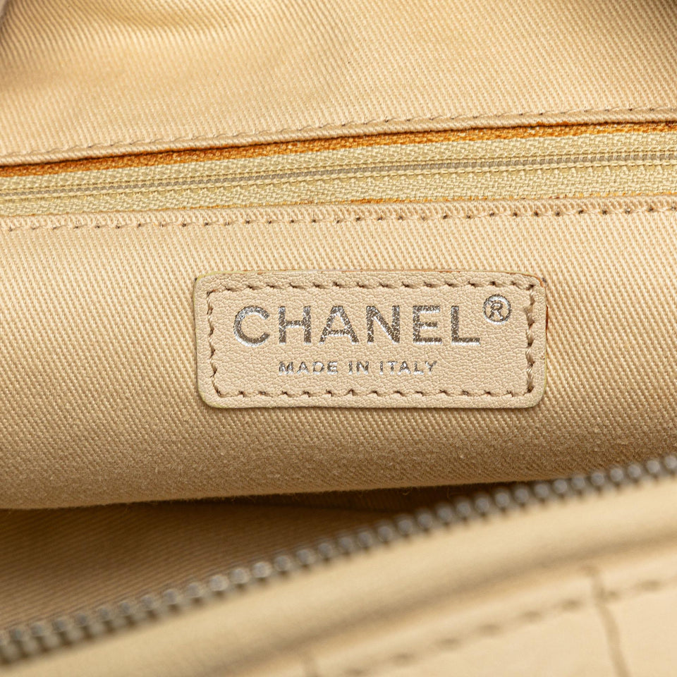 Chanel Goatskin Square Stitch Essential Bowler
