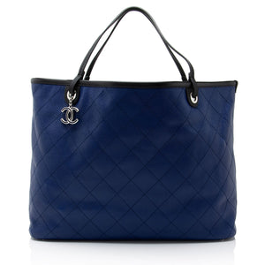 Chanel Grained Calfskin Shopping Fever XL Tote