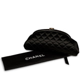 Chanel Timeless Satin Half Moon Clutch