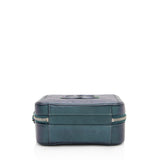 Chanel Iridescent Caviar Leather CC Filigree Small Vanity Case