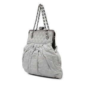 Chanel Iridescent Quilted Calfskin Chic Frame Satchel
