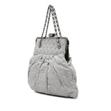 Chanel Iridescent Quilted Calfskin Chic Frame Satchel