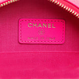 Chanel Jersey 19 Round Clutch on Chain