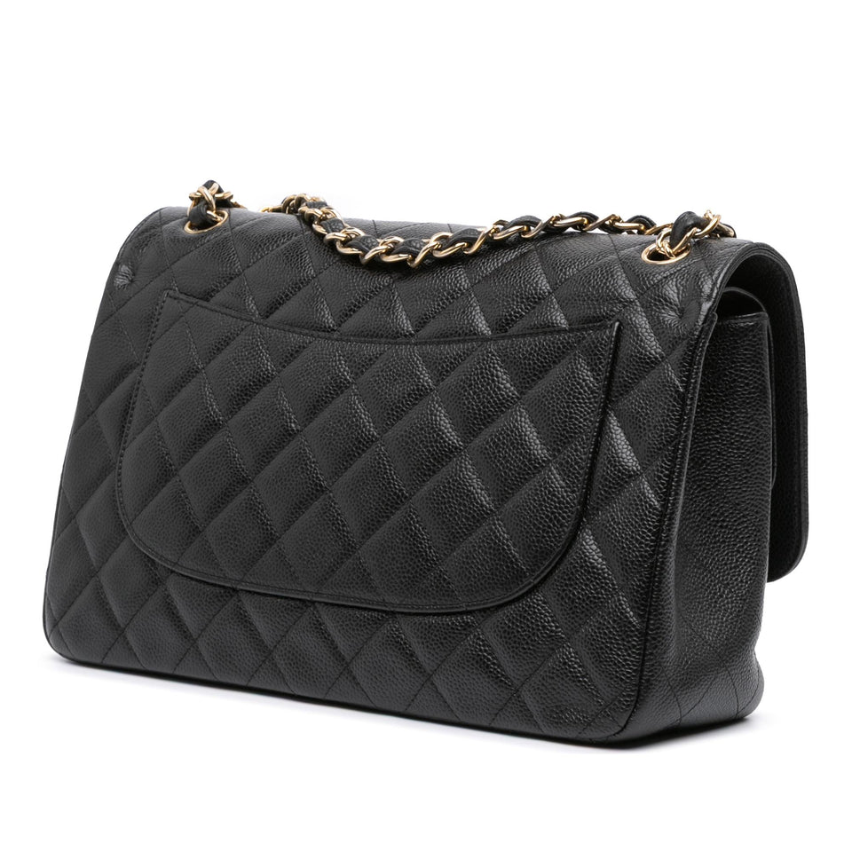 Chanel Jumbo Classic Caviar Double Flap