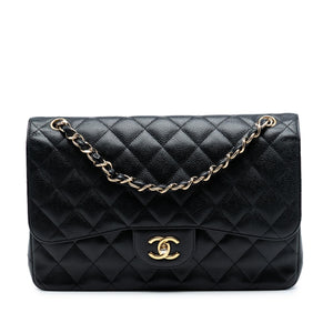 Chanel Jumbo Classic Caviar Double Flap