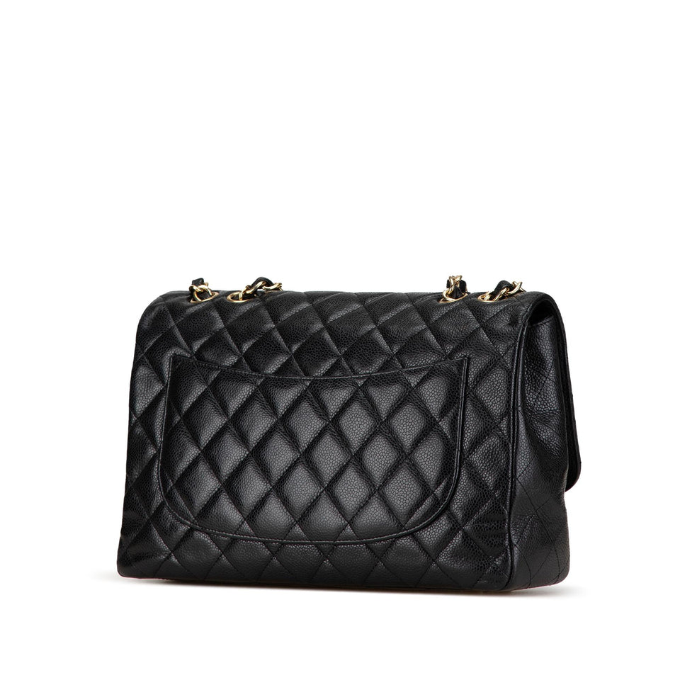 Chanel Jumbo Classic Caviar Single Flap
