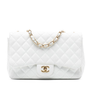 Chanel Jumbo Classic Caviar Single Flap