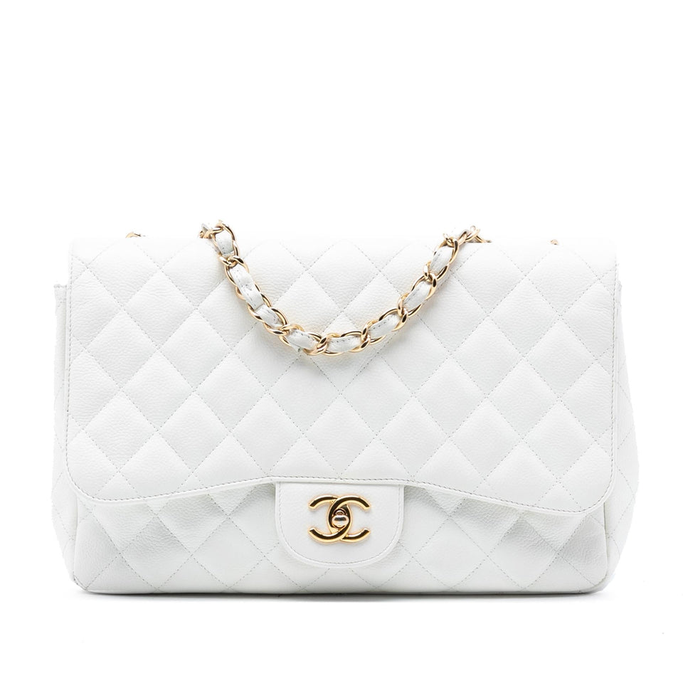 Chanel Jumbo Classic Caviar Single Flap