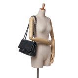 Chanel Jumbo Classic Chevron Patent Double Flap