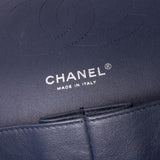 Chanel Jumbo Classic Chevron Patent Double Flap