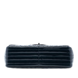 Chanel Jumbo Classic Chevron Patent Double Flap