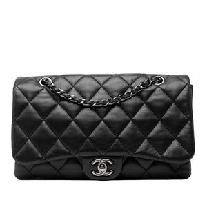Chanel Jumbo Classic Lambskin 3 Compartment Flap