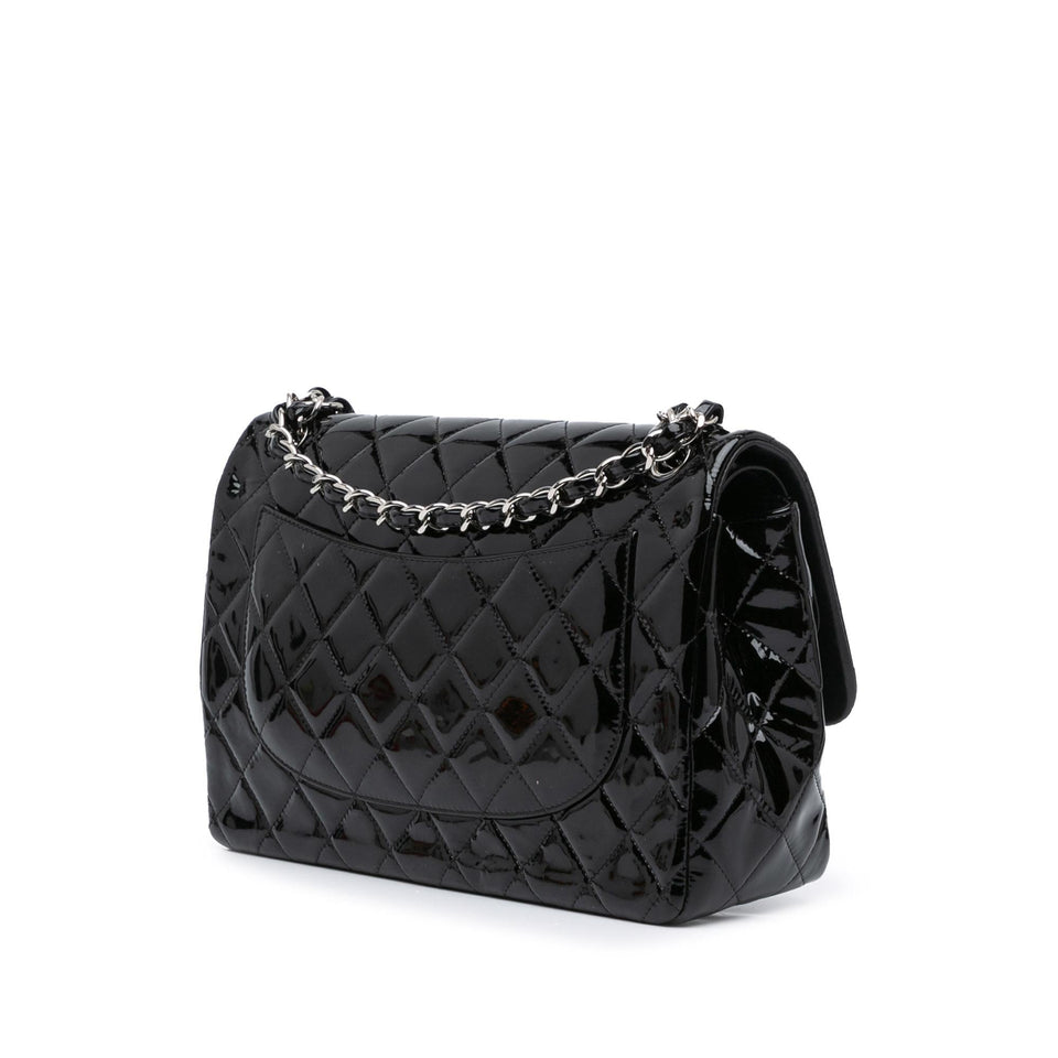Chanel Jumbo Classic Patent Double Flap