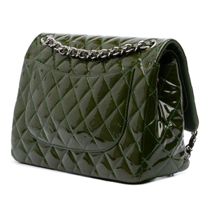 Chanel Jumbo Classic Patent Double Flap