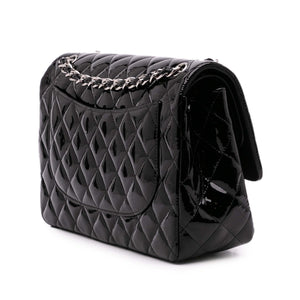 Chanel Jumbo Classic Patent Double Flap